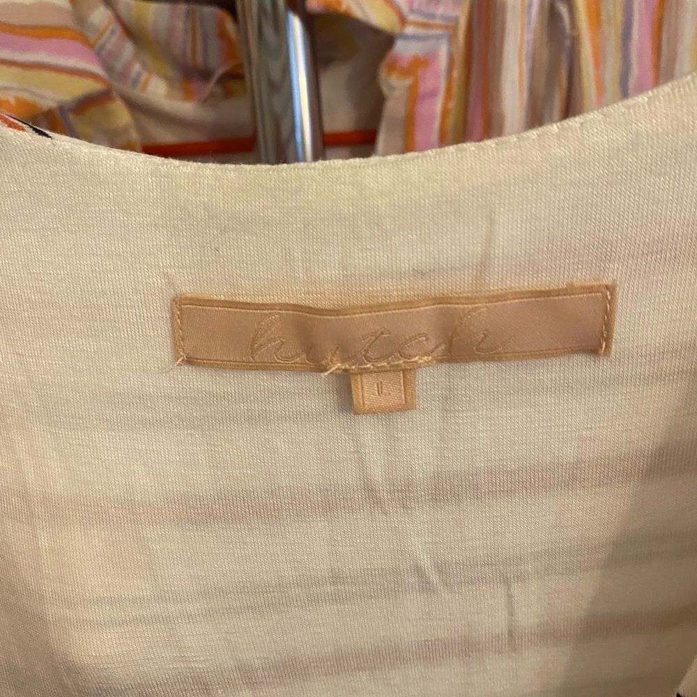 HUTCH STRIPED RUFFLED WRAP DRESS - Picture 4 of 4